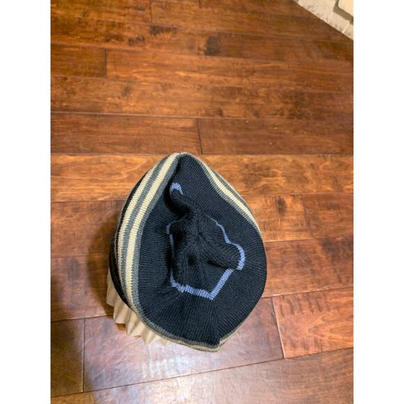 Roundtree & Yorke Men's Navy Khaki Beanie - OS - Picture 3 of 5